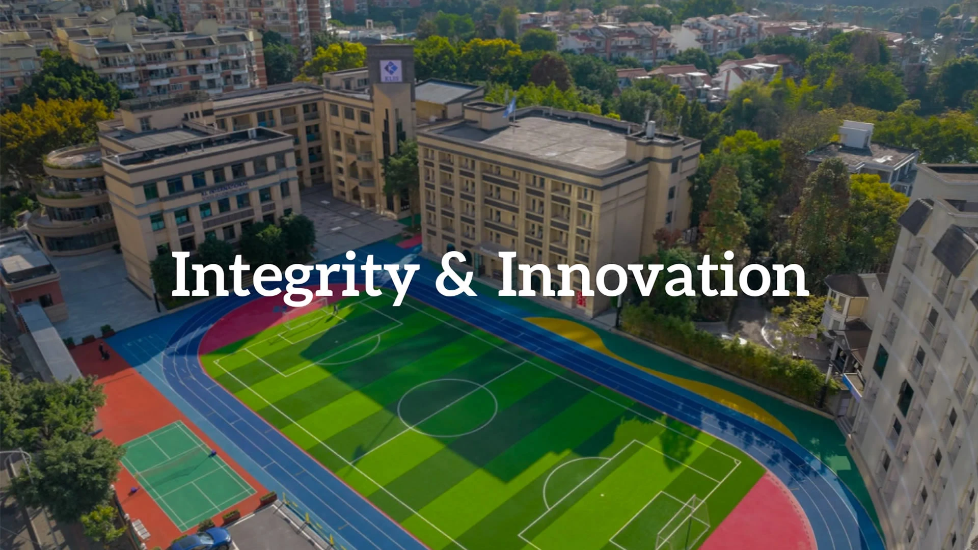 Integrity & Innovation KLIS campus sports field international school facility