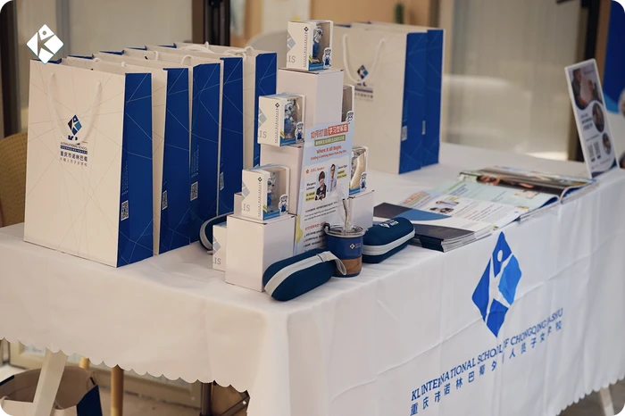 KLIS branded gift bags, brochures and display materials at the YouYou Children's Hospital new-parent event