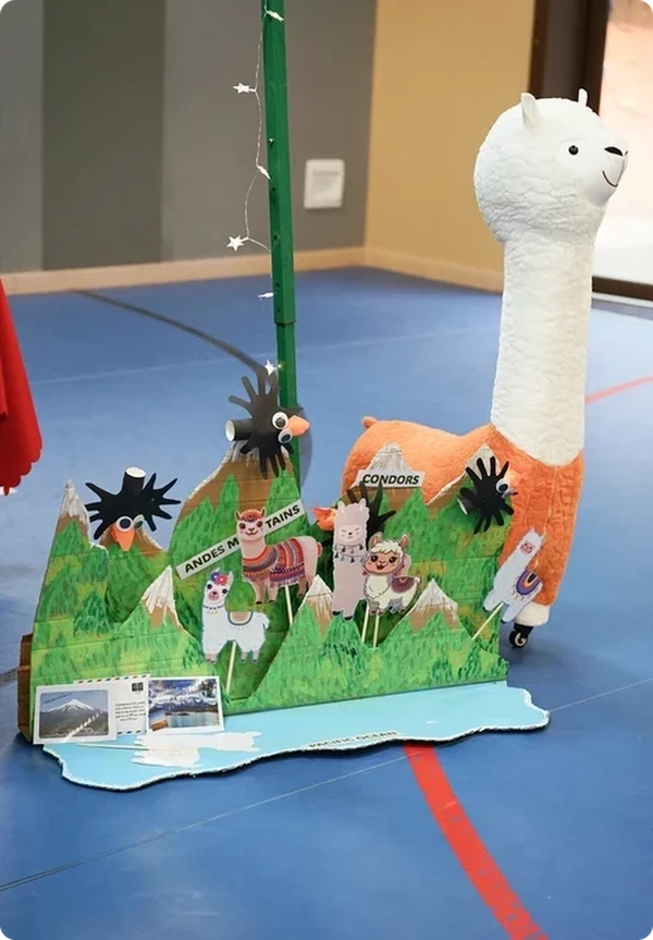 Student‑made cultural posters and display boards for PBL International Day KLIS Chongqing